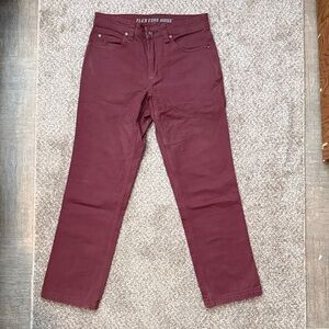 Duluth Trading Co Men's Maroon Straight Jeans